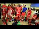 Derby FC Mulhouse - Saint-Louis/Neuweg - Dans les vestiaires, la joie des Ludoviciens