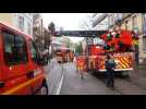 Mulhouse: grandes manoeuvres de pompiers en pleine...