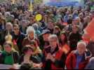 Manif pour la fermeture de Fessenheim, Ile du Rhin