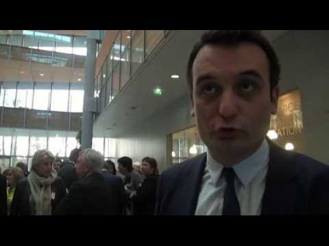 Florian Philippot à Strasbourg: "être une vitrine pour le Front au niveau national"