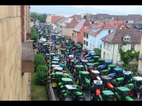 Quatre cents agriculteurs a Colmar pour vivre de leur...