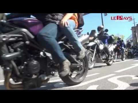 Les motards en colère manifestent à Belfort