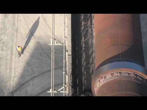 La cimenterie Holcim...