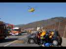 Saint-Amarin : spectaculaire collison entre un camion et une...