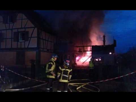 Traubach-le-Bas : l'incendie en...