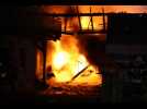 Traubach-le-Bas : l'incendie en...