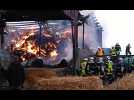 Fislis : incendie d'un hangar... - Label : L'Alsace - Category : News