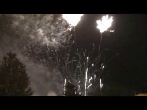 Le final du feu d'artifice du 14 Juillet a...