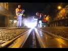 Trois semaines de travaux nocturnes pour le tram...
