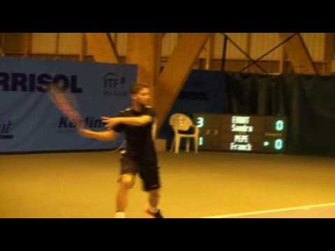 Franck Pepe elimine au trophee...