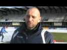 Les joueurs du FC Mulhouse d&eacute;neigent le stade de l'Ill - Label : L'Alsace - Category : News
