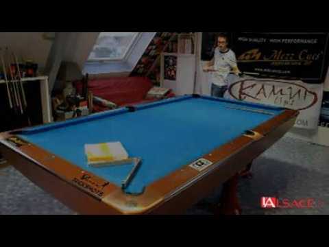 Florian Kohler, champion du monde de billard trickshots