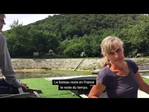 Besançon, passage très fréquenté  par les plaisanciers du Doubs