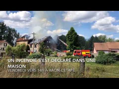 Retour sur l'incendie de Raon-l'Etape du vendredi 16 août