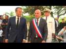 Macron attends commemoration ceremony in Bormes-les-Mimosas