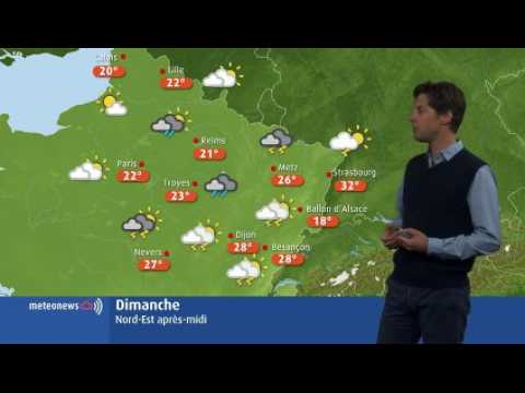 La météo  dimanche 18 août en Lorre et Franche-Comté