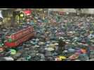 Sea of umbrella shows perseverance of Hong Kong protesters