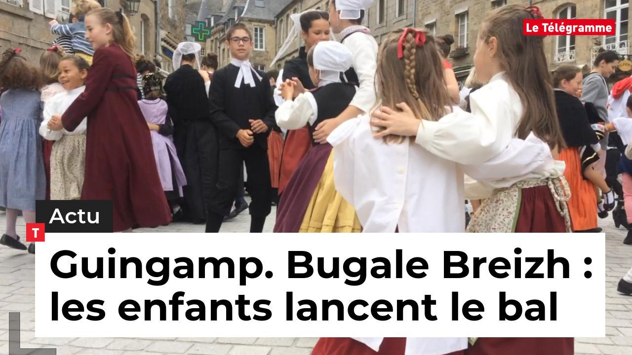Guingamp. Bugale Breizh : les enfants lancent le bal (Le Télégramme)