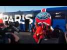 Les joueurs du PSG sont arrivés à Saint-Symphorien