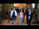 Climate activist Greta Thunberg tours the UN - Label : AFPTV - First images - Category : News