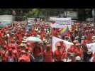Protesters gather in Caracas for an anti-US "imperialism" march