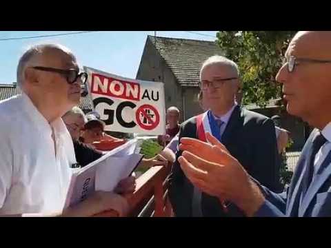 Les anti-GCO à la rencontre du préfet