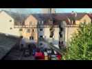 Incendie de Schiltigheim : l'intervention des pompiers en images