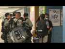 HK police at subway station as city braces for more disruption