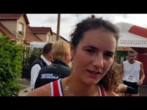 Lisa Vogrig (Athlé 55) remporte le 10 km de la Caldéniacienne 2019