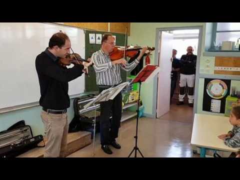 Rentrée en musique à l'école de Plantieres à Metz