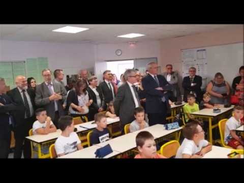 Depuis Cappel, les écoliers en visioconférence avec les copains et copines du collège de  Puttelange