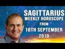 Sagittarius Weekly Horoscope 16th September 2019 - Financial frustrations ease...