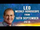 Leo Weekly Horoscope 16th September 2019 - Energy and drive improve...
