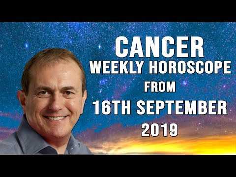 Cancer Weekly Horoscope 16th September 2019 - Give and take can work wonders...