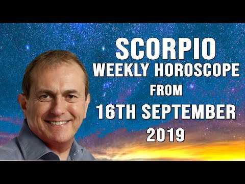 Scorpio Weekly Horoscope 16th September 2019 - Events speed up now!