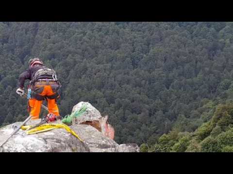 Metzeral : Les rochers menaçants le GR5 ont été purgés
