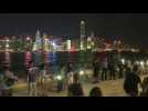 Hong Kong protesters form human chain in creative show of dissent
