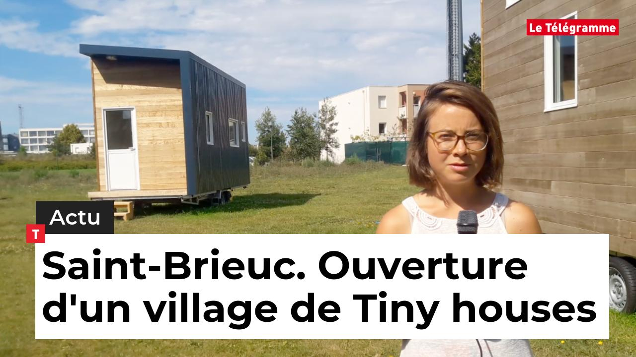  Tiny houses. Un village de micromaisons éclôt à Saint-Brieuc (Le Télégramme)
