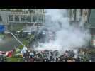 Volleys of tear gas at latest Hong Kong protest