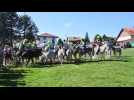 Le tiercé des ânes, moment fort de la fête de Fournets-Luisans