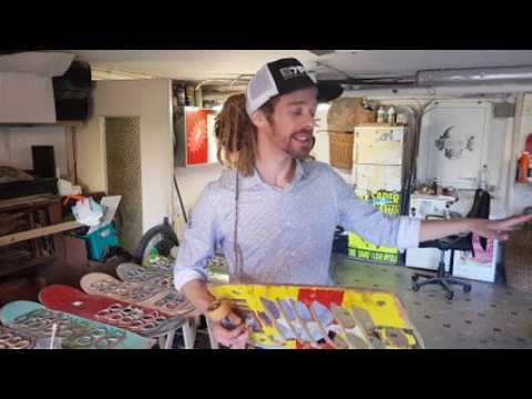 Seichamps : Florent Baraban  fait des lunettes et des montres avec des skateboards