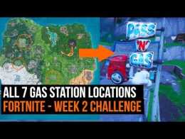 All 7 gas station locations - Fortnite Season 10 week 2 challenge guide