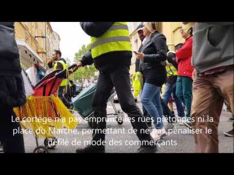 Les Gilets jaunes à Roanne pour l'acte XXVII