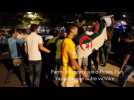 A Roanne, les supporters fêtent la victoire de l'Algérie