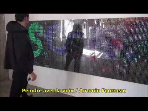 Une installation d'Antonin Fourneau pour peindre avec la voix