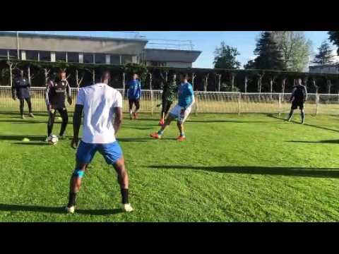 ENTRAINEMENT DE L'US FEURS AVANT LA FINALE DE LA COUPE DE LA LOIRE