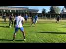 ENTRAINEMENT DE L'US FEURS AVANT LA FINALE DE LA COUPE DE LA LOIRE