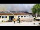 Un incendie ravage l'école de Pouilly-sous-Charlieu