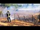 Saint-Nizier-sous-Charlieu: près  de 10 hectares de prés prennent feu
