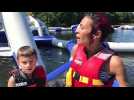 Plein d'adrénaline" Delphine et son fils sont conquis par l'Aquatik Parc.